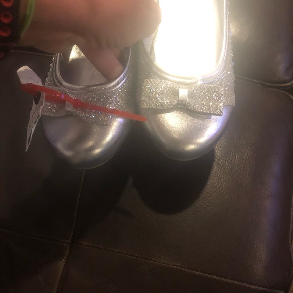 Paris blues slice sparkly slip ons - Picture 5 of 5